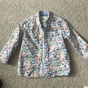 Boden animal print button up. Worn a couple of times.